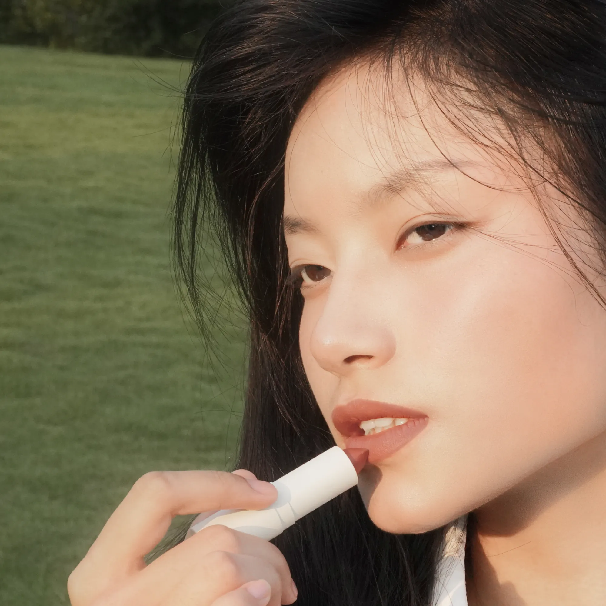 The Essential Natural Lipstick — on lips